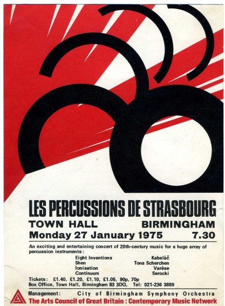 Continuum (1966). Sextett for percussion instruments