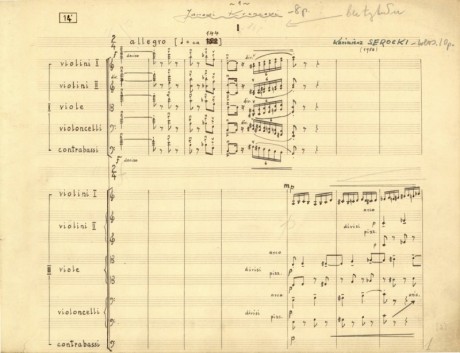 Sinfonietta (1956) for two string orchestras